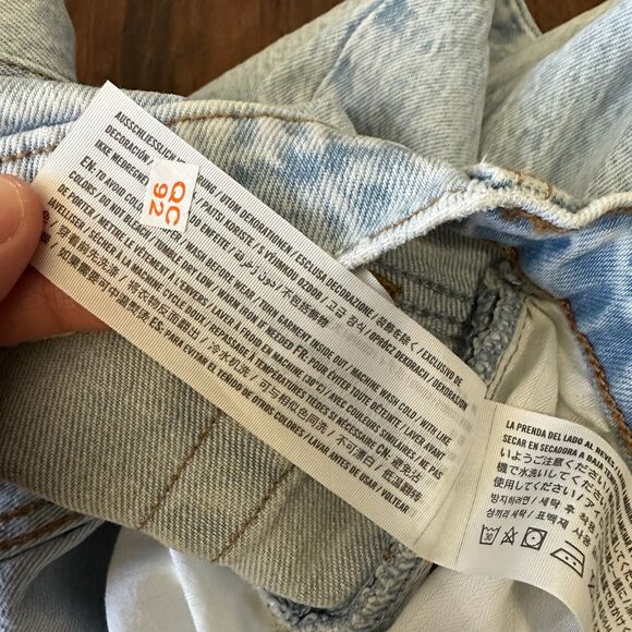 ABERCROMBIE & FITCH The 90s Straight Ultra High Rise Jeans Blue - Picture 12 of 15